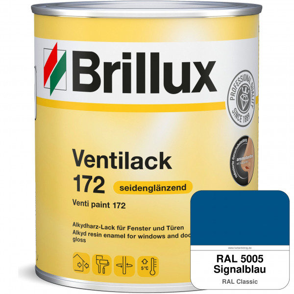 Ventilack Seidenglanz 172 (RAL 5005 Signalblau)