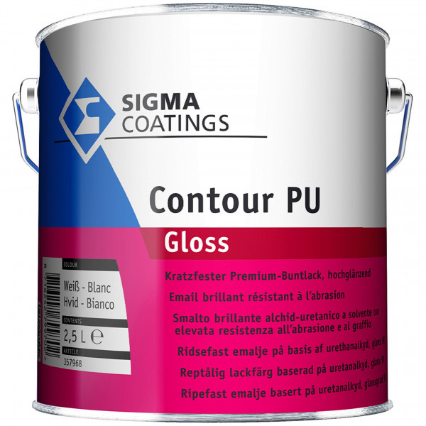 Sigma Contour PU Gloss (Weiß)