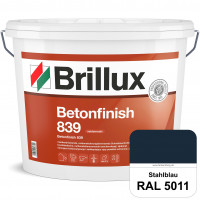 Betonfinish 839 (RAL 5011 Stahlblau) elastische Beschichtung zum Schutz rissgefährdeter Betonbauteil