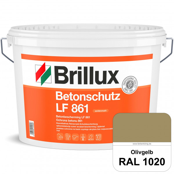 Betonschutz LF 861 (RAL 1020 Olivgelb) Wetterbeständige Lasur für mineralischen Untergründen z. B. B