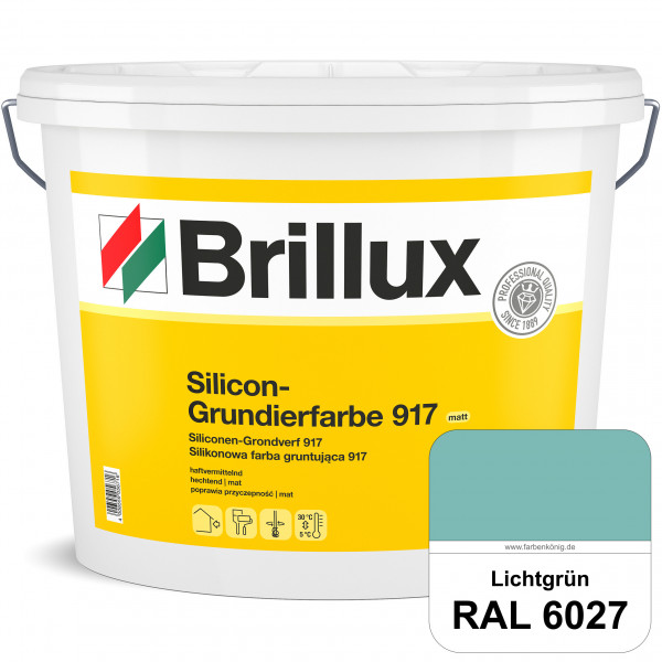 Silicon-Grundierfarbe 917 (RAL 6027 Lichtgrün) Spezial-Grundierfarbe im Silicon-System (außen)