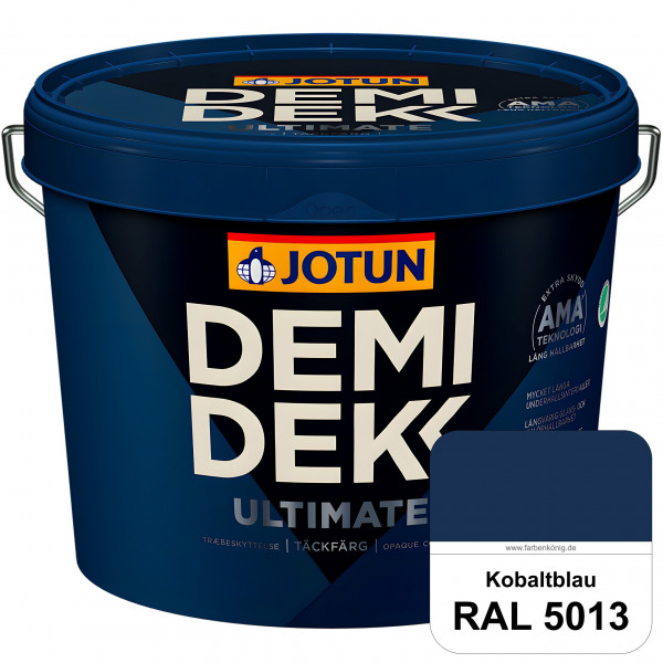 DEMIDEKK ULTIMATE Täckfärg - Deckende Holzfarbe (RAL 5013 Kobaltblau)