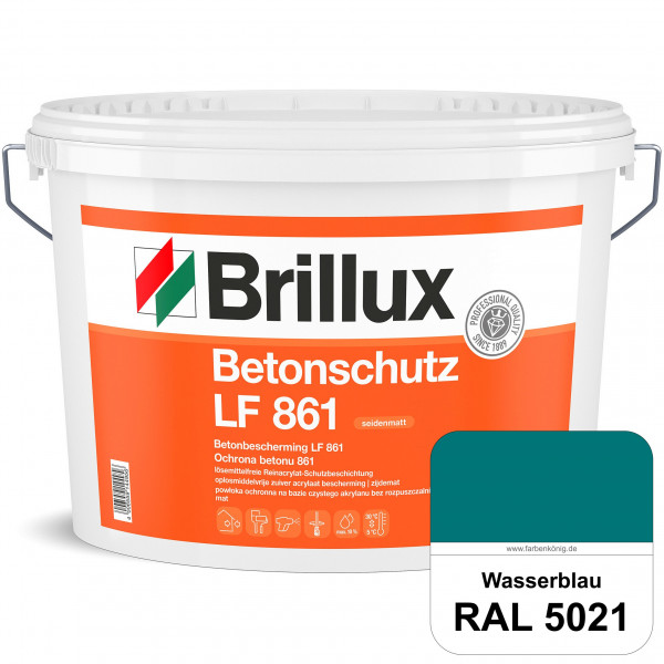 Betonschutz LF 861 (RAL 5021 Wasserblau) Wetterbeständige Lasur für mineralischen Untergründen z. B.