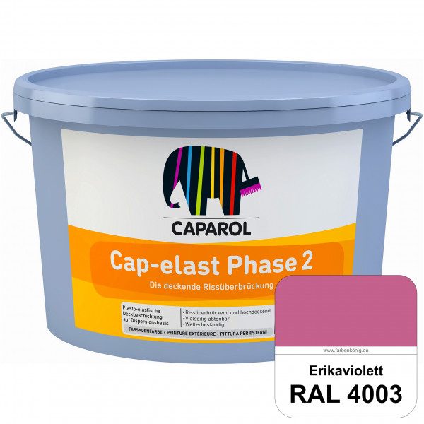 Cap-elast Phase 2 (RAL 4003 Erikaviolett) Sanierung gerissener Putzfassaden und Betonflächen