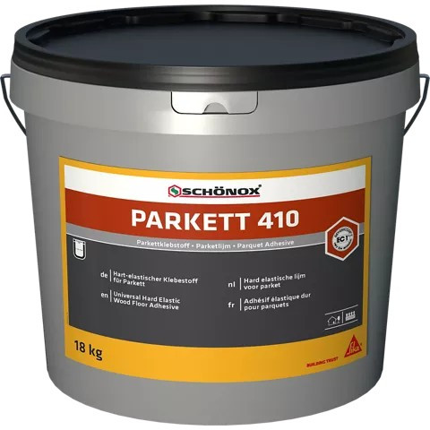 SCHÖNOX® PARKETT 410 - Leicht aufzutragender, hart-elastischer, wasserfreier SMP-Klebstoff für Parke