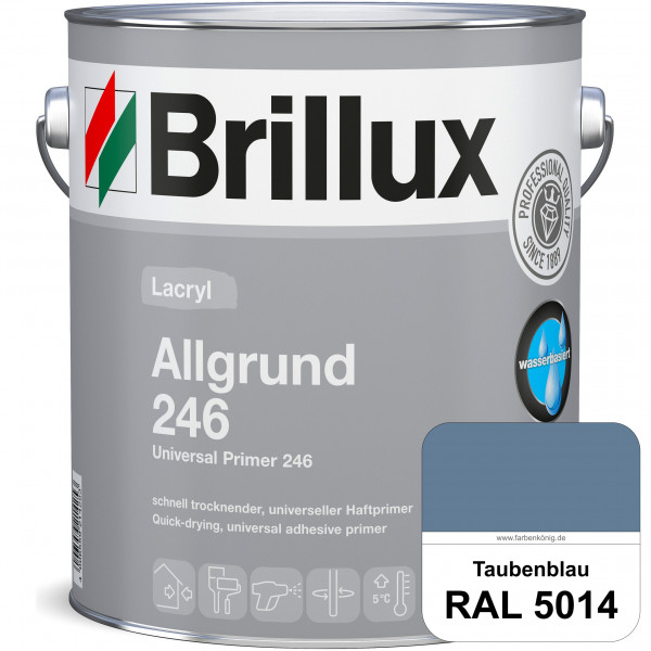 Lacryl Allgrund 246 (RAL 5014 Taubenblau) Grundierung für Acryl- und Alkydharzlacken auf Holz, Zink,