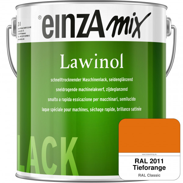 einzA Lawinol seidenglänzend (RAL 2011 Tieforange)