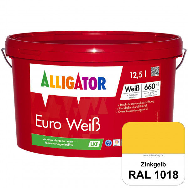Euro Weiß LKF (RAL 1018 Zinkgelb)