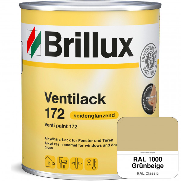 Ventilack Seidenglanz 172 (RAL 1000 Grünbeige)