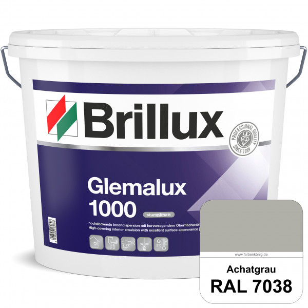 Glemalux ELF 1000 (RAL 7038 Achatgrau) matte und hochdeckende Innenfarbe für perfekte Oberflächen