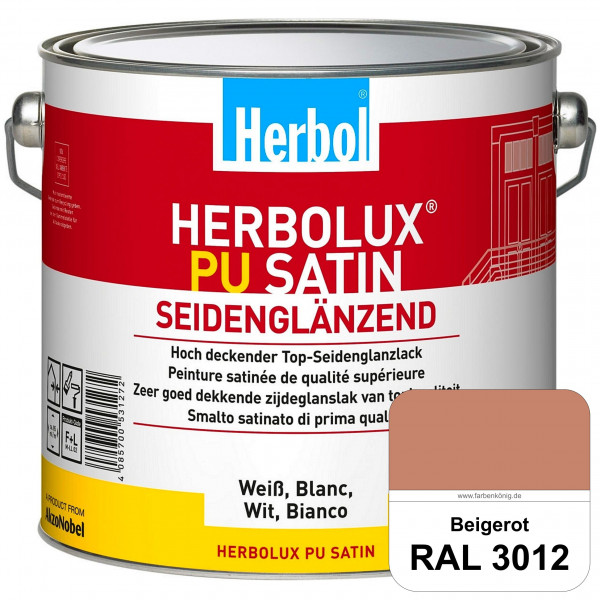Herbolux PU Satin (RAL 3012 Beigerot) Top-PU-Seidenglanzlack (Innen & Außen)