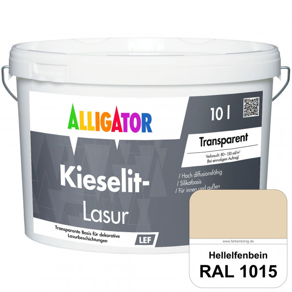 Kieselit-Lasur (RAL 1015 Hellelfenbein)