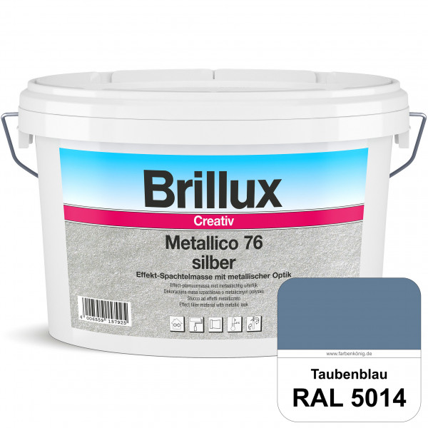 Creativ Metallico 76 (RAL 5014 Taubenblau) Effektspachtelmasse für Oberflächen mit metallischer Opti