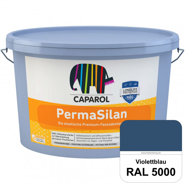 PermaSilan (RAL 5000 Violettblau) Elastische, diffusionsoffene Fassadenfarbe mit integrierter Nano-Q