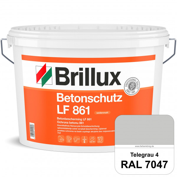 Betonschutz LF 861 (RAL 7047 Telegrau 4) Wetterbeständige Lasur für mineralischen Untergründen z. B.