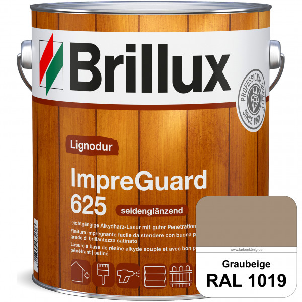 ImpraGuard 625 (RAL 1019 Graubeige) imprägnierende Lasur (lösemittelhaltig) für allen Laub- und Nade