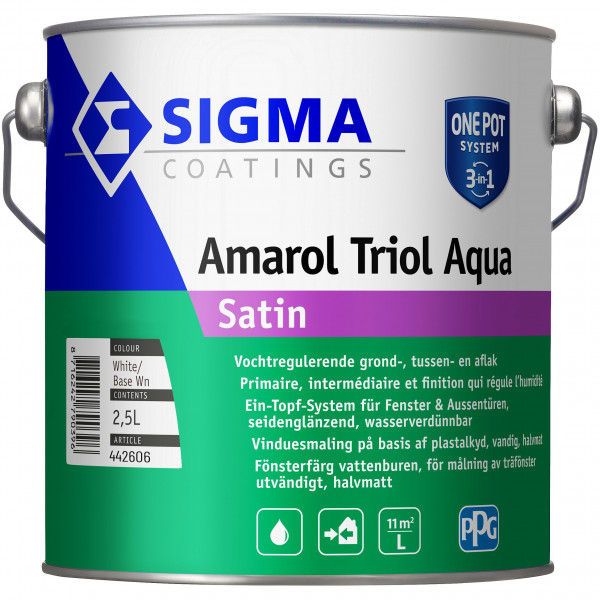 Sigma Amarol Triol Aqua Satin (Weiß)