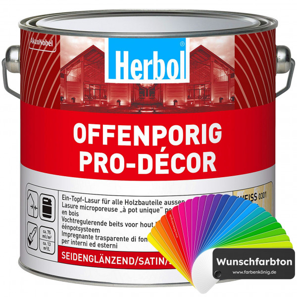 Herbol Offenporig Pro-Décor (Wunschfarbton)