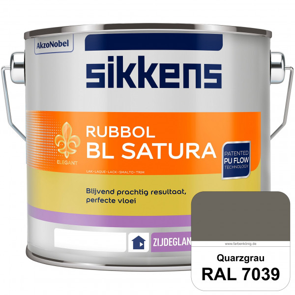 Rubbol BL Satura (RAL 7039 Quarzgrau) seidenglänzender PU-Lack (wasserbasiert) innen & außen