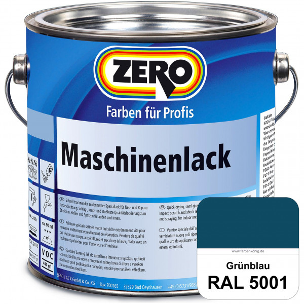 Maschinenlack (RAL 5001 Grünblau)