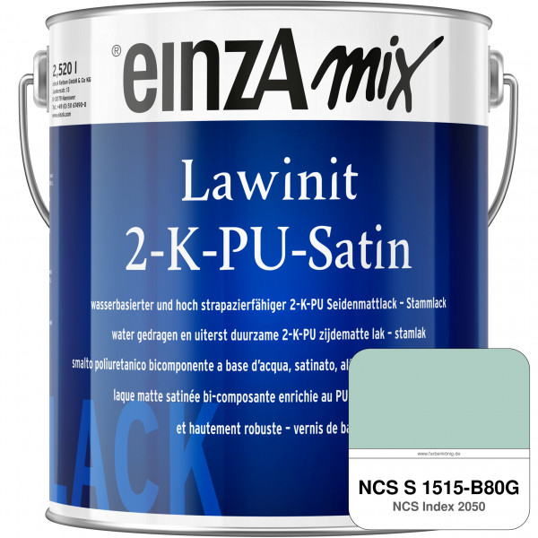 einzA Lawinit 2-K-PU Satin Stammlack (NCS S 1515-B80G)