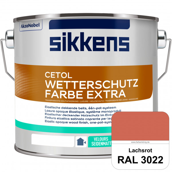 Cetol Wetterschutzfarbe Extra (RAL 3022 Lachsrot)