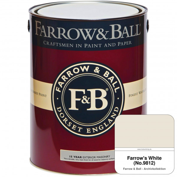 Exterior Masonry (Farrow's White No. 9812)