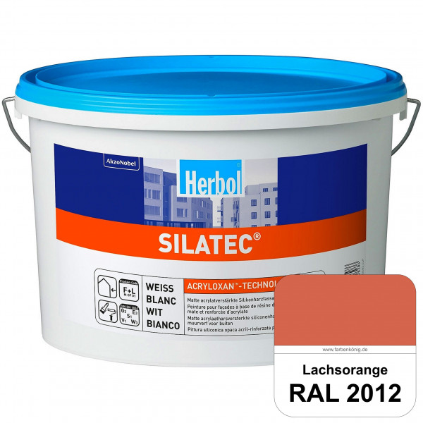 Silatec (RAL 2012 Lachsorange) Acrylatverstärkte, füllende Siliconharz-Fassadenfarbe