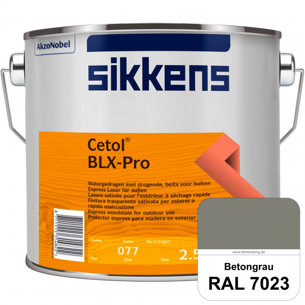Cetol BLX-Pro (RAL 7023 Betongrau) Express Lasur für die Beschichtung von Holzoberflächen (außen)