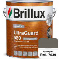 Lignodur UltraGuard 580 (Dauerschutzlasur 580) RAL 7039 Quarzgrau