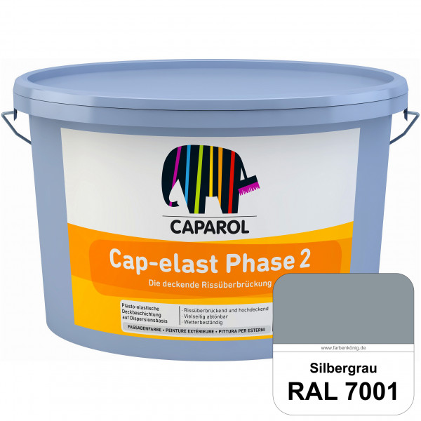 Cap-elast Phase 2 (RAL 7001 Silbergrau) Sanierung gerissener Putzfassaden und Betonflächen