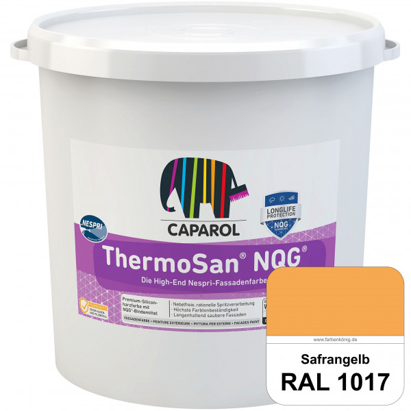 ThermoSan® NQG® Nespri (RAL 1017 Safrangelb) Siliconharz-Bindemittelkombination mit integrierter Nan
