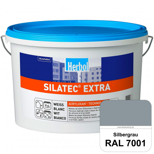 Silatec Extra (RAL 7001 Silbergrau) Siliconharz-Hybrid-Fassadenfarbe