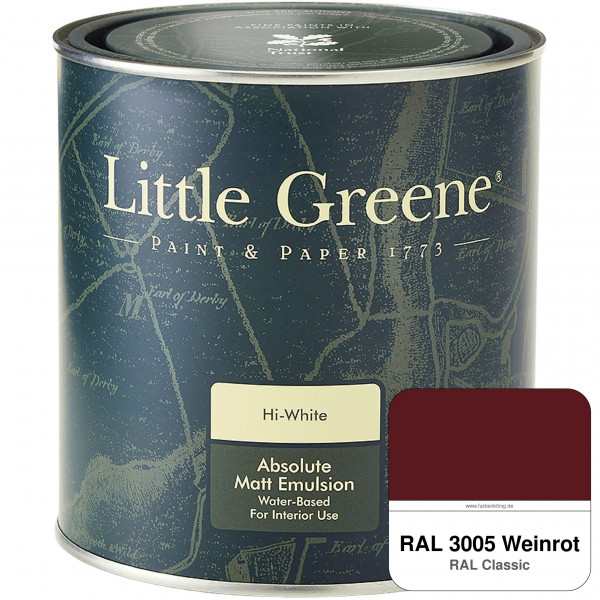 Absolute Matt Emulsion - Sample Pot 250 ml (RAL 3005 Weinrot)