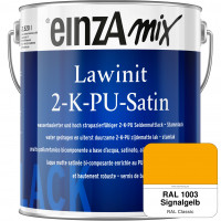 einzA Lawinit 2-K-PU Satin Stammlack (RAL 1003 Signalgelb)