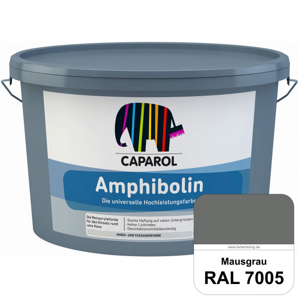 Amphibolin (RAL 7005 Mausgrau) Universalfarbe auf Reinacrylbasis innen & außen