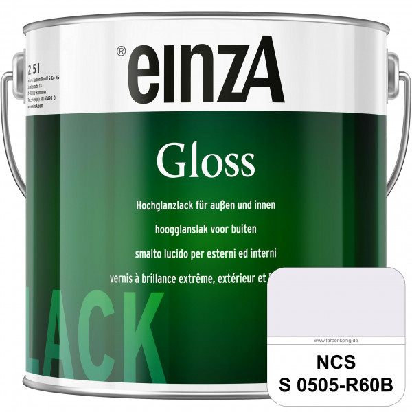 einzA Gloss (NCS S 0505-R60B) Hochwertiger Alkydharzlack in Premium-Qualität, hochglänzend.