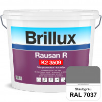 Rausan R K2 3509 (RAL 7037 Staubgrau) organisch gebundener Rillenputz für dekorative & wetterbeständ