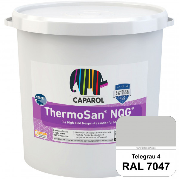 ThermoSan® NQG® Nespri (RAL 7047 Telegrau 4) Siliconharz-Bindemittelkombination mit integrierter Nan