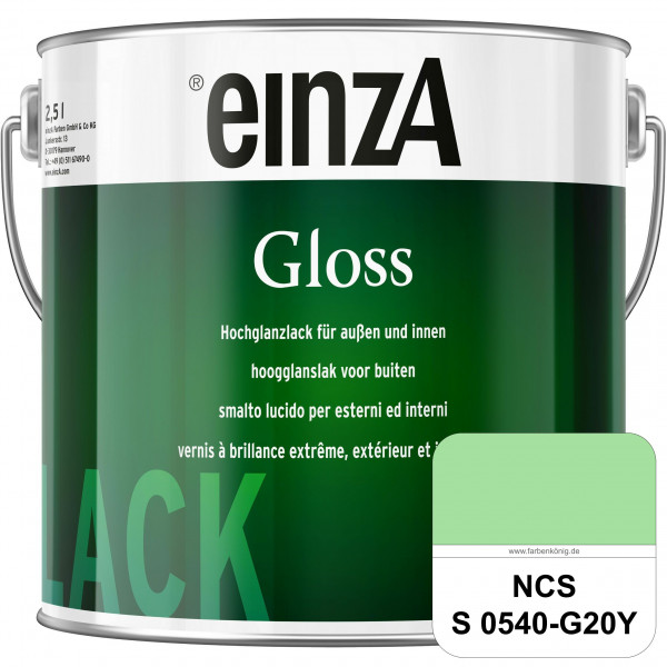 einzA Gloss (NCS S 0540-G20Y) Hochwertiger Alkydharzlack in Premium-Qualität, hochglänzend.