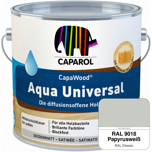 CapaWood® Aqua Universal (RAL 9018 Papyrusweiß)