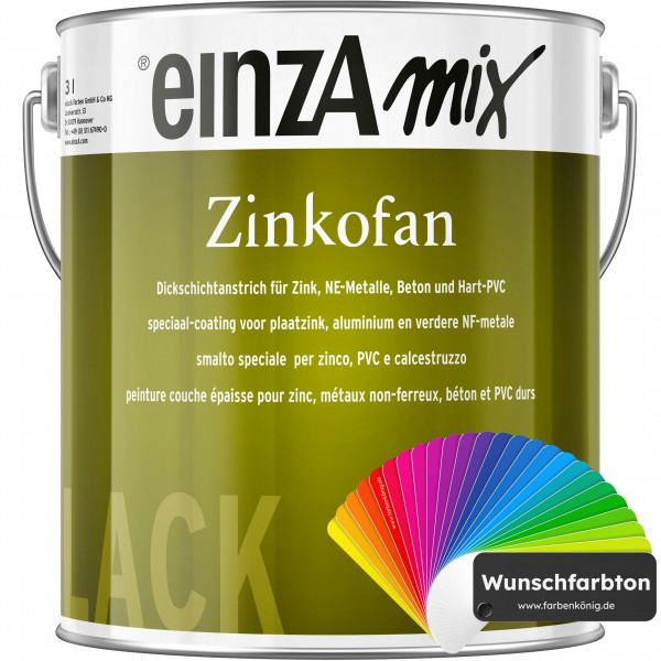 einzA Zinkofan (Wunschfarbton)
