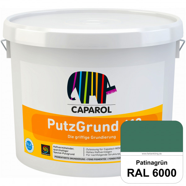 Putzgrund 610 (RAL 6000 Patinagrün) Wasserverdünnbare & haftvermittelnde gefüllte SpezialGrundierfar