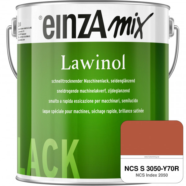 einzA Lawinol seidenglänzend (NCS S 3050-Y70R)