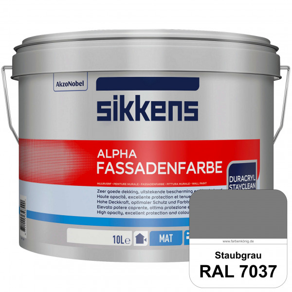 Alpha Fassadenfarbe (RAL 7037 Staubgrau)