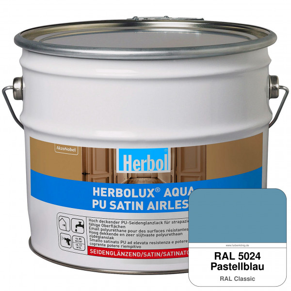 Herbolux Aqua PU Satin Airless (RAL 5024 Pastellblau)