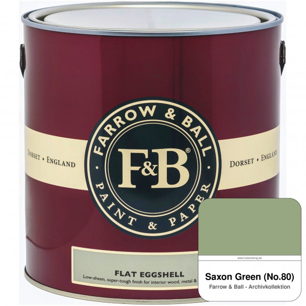 Flat Eggshell (Saxon Green No. 80)