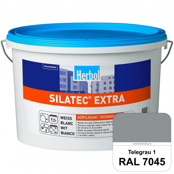 Silatec Extra (RAL 7045 Telegrau 1) Siliconharz-Hybrid-Fassadenfarbe