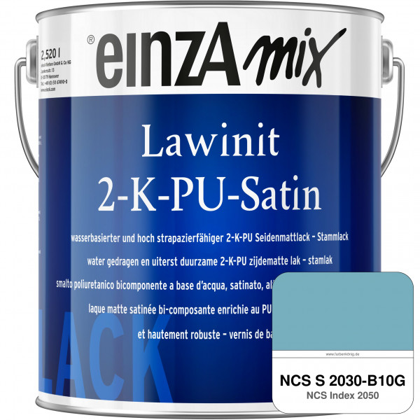 einzA Lawinit 2-K-PU Satin Stammlack (NCS S 2030-B10G)