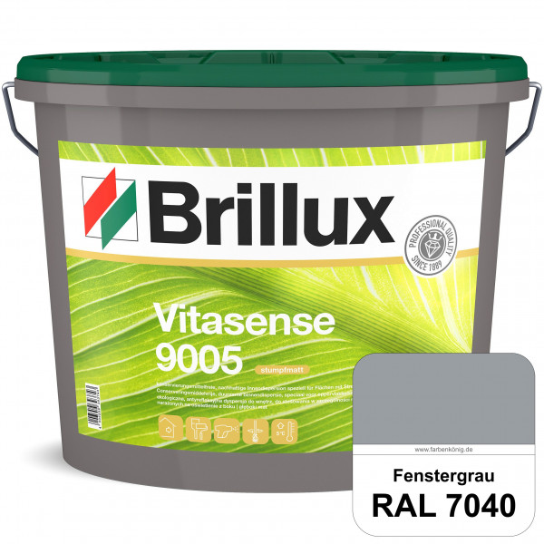 Vitasense 9005 (RAL 7040 Fenstergrau) hoch deckende konservierungsmittelfreie und matte Innendispers